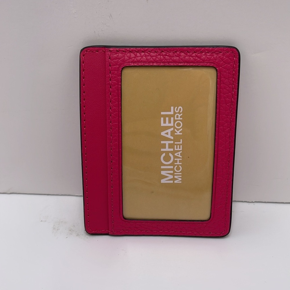 MICHAEL KORS
Large Pebbled Leather Card Holder Case
Electric Pink 
NWT - Picture 11 of 16